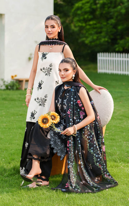 Asifa and Nabeel | Eden Cambric 25 | Pearl Whisper ECU25-04 - Pakistani Designer Dress - by Asifa and Nabeel - Type : Ladies Clothes - 100% Original at Saira Sultan