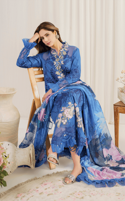 Asifa and Nabeel | Pretty in Pink Limited Edition | Peri Winkle (PP-4) - Pakistani Designer Dress - by Asifa and Nabeel | Type: Luxury - 100% Original at Saira Sultan