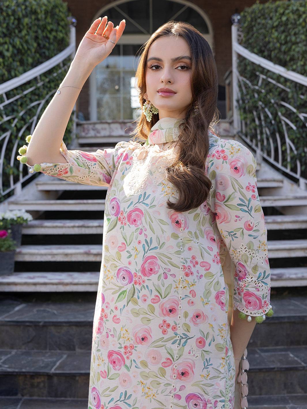 Izel | Oh Spring Lawn 25 | PETAL - Pakistani Designer Dress - by Izel | Type: Ladies Clothes - 100% Original at Saira Sultan