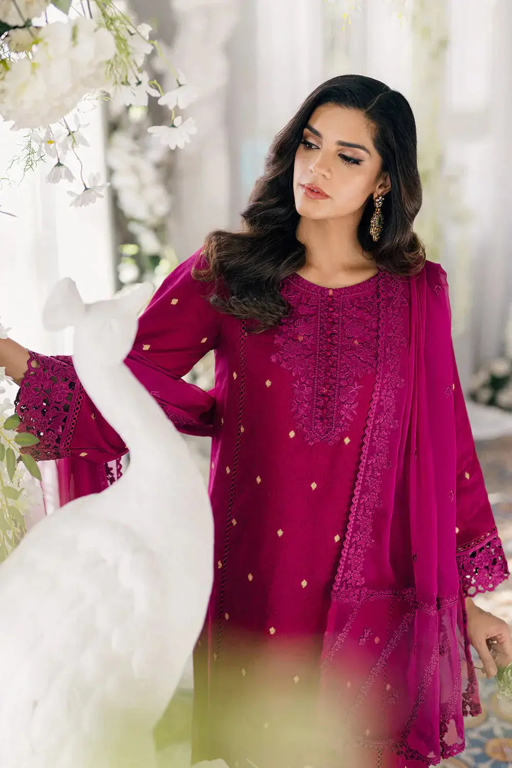 Azure | Ensembles Embroidered Formals | Petunia Plum - Pakistani Designer Dress - by Azure | Type: Formal - 100% Original at Saira Sultan
