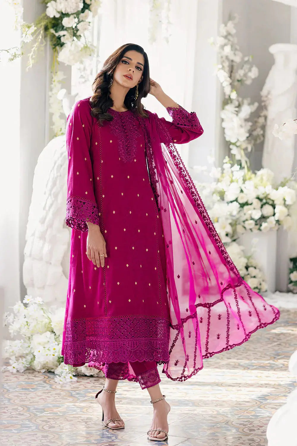 Azure | Ensembles Embroidered Formals | Petunia Plum - Pakistani Designer Dress - by Azure | Type: Formal - 100% Original at Saira Sultan