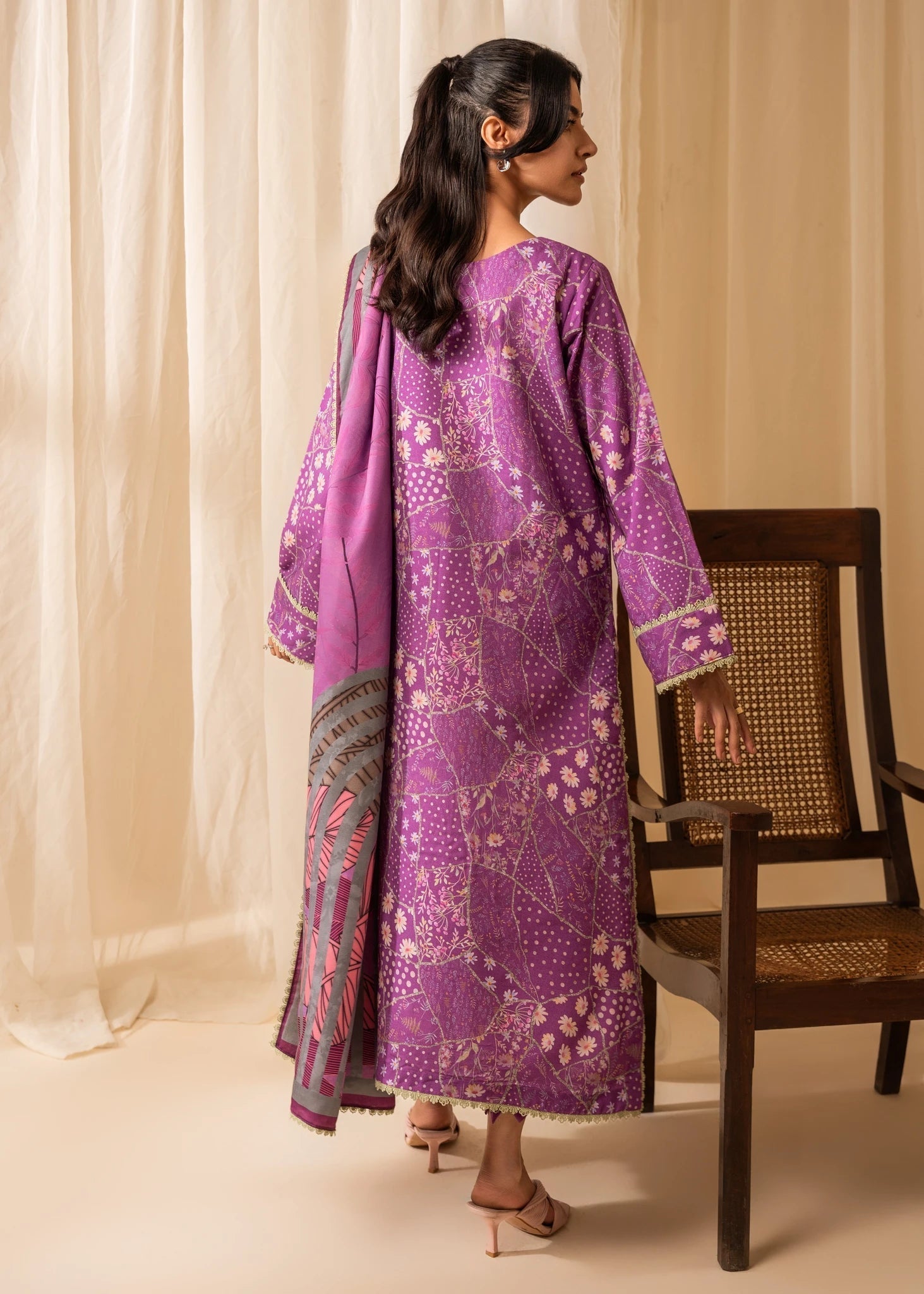 Nureh | Shades of Winter | SABRINA (AZ-02) - Pakistani Designer Dress - by Nureh | Type: Ladies Clothes - 100% Original at Saira Sultan