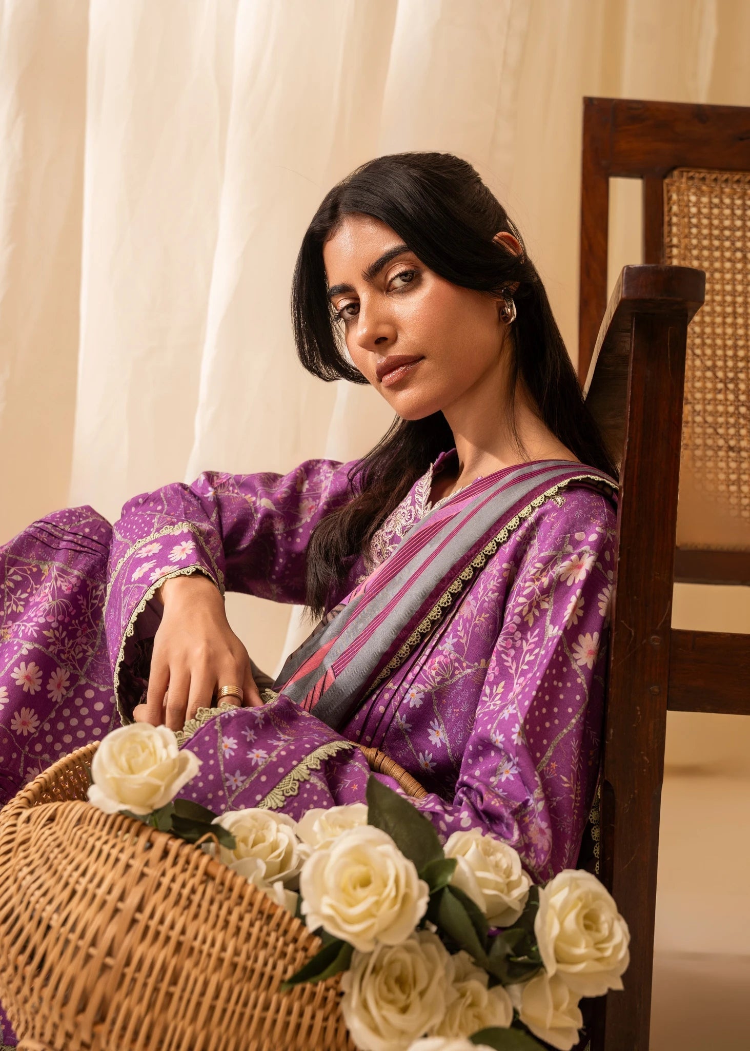Nureh | Shades of Winter | SABRINA (AZ-02) - Pakistani Designer Dress - by Nureh | Type: Ladies Clothes - 100% Original at Saira Sultan