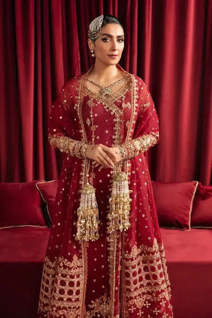 Qalamkar | Heer Ranjha 23 | HR-02 MEHRUNNISA - Pakistani Designer Dress - by Qalamkar | Type: Bridal - 100% Original at Saira Sultan