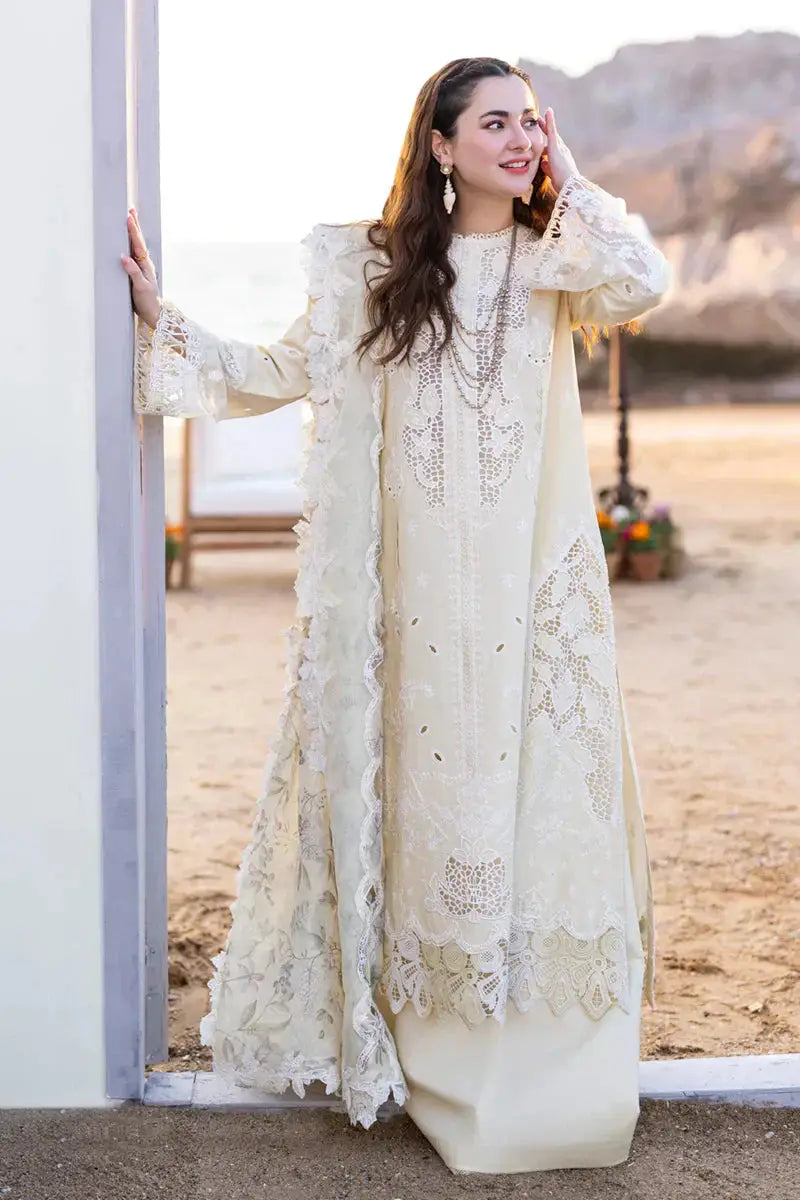 Qalamkar | Sahil Kinare Luxury Lawn | FP-01 JANA - Pakistani Designer Dress - by Qalamkar | Type: Luxury - 100% Original at Saira Sultan