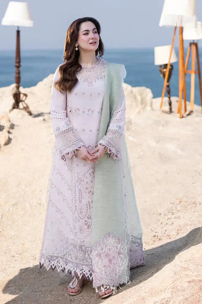 Qalamkar | Sahil Kinare Luxury Lawn | FP-08 NIA - Pakistani Designer Dress - by Qalamkar | Type: Luxury - 100% Original at Saira Sultan