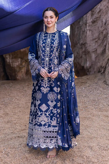 Qalamkar | Sahil Kinare Luxury Lawn | FP-06 MIRAY - Pakistani Designer Dress - by Qalamkar | Type: Luxury - 100% Original at Saira Sultan