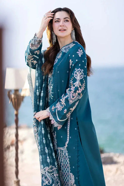 Qalamkar | Sahil Kinare Luxury Lawn | FP-16 KIRA - Pakistani Designer Dress - by Qalamkar | Type: Luxury - 100% Original at Saira Sultan