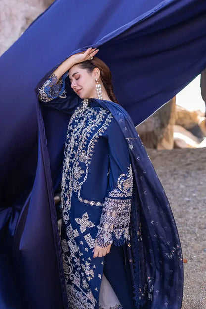 Qalamkar | Sahil Kinare Luxury Lawn | FP-06 MIRAY - Pakistani Designer Dress - by Qalamkar | Type: Luxury - 100% Original at Saira Sultan