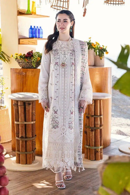 Qalamkar | Sahil Kinare Luxury Lawn | FP-12 MARWA - Pakistani Designer Dress - by Qalamkar | Type: Luxury - 100% Original at Saira Sultan