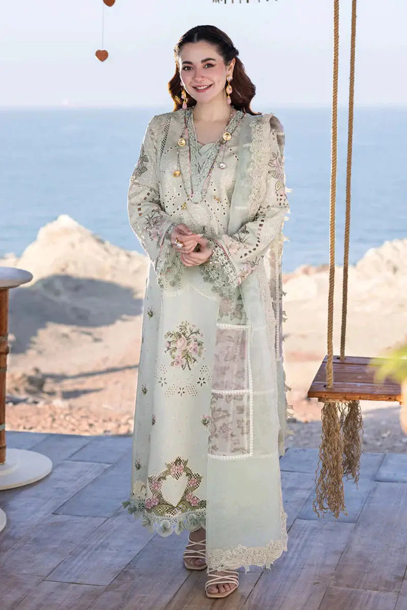 Qalamkar | Sahil Kinare Luxury Lawn | FP-15 RANIA - Pakistani Designer Dress - by Qalamkar | Type: Luxury - 100% Original at Saira Sultan