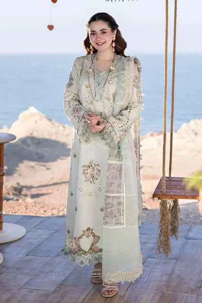 Qalamkar | Sahil Kinare Luxury Lawn | FP-15 RANIA - Pakistani Designer Dress - by Qalamkar | Type: Luxury - 100% Original at Saira Sultan