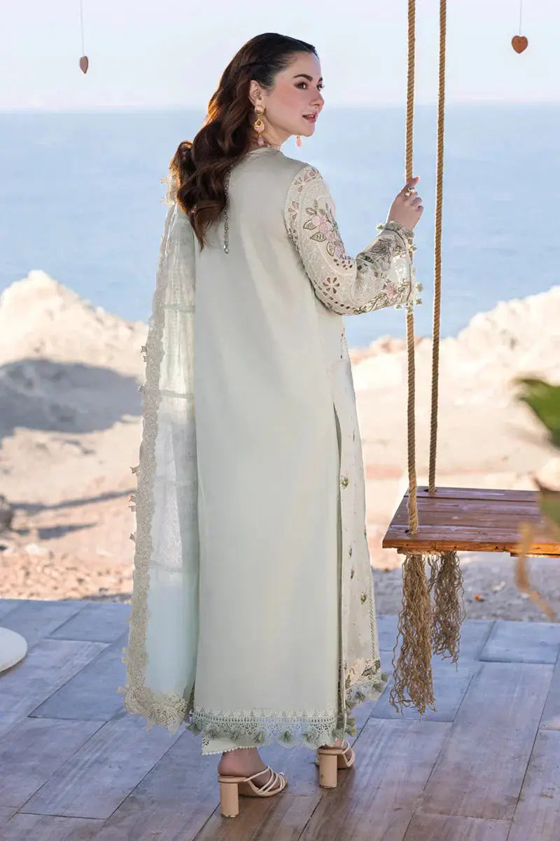 Qalamkar | Sahil Kinare Luxury Lawn | FP-15 RANIA - Pakistani Designer Dress - by Qalamkar | Type: Luxury - 100% Original at Saira Sultan
