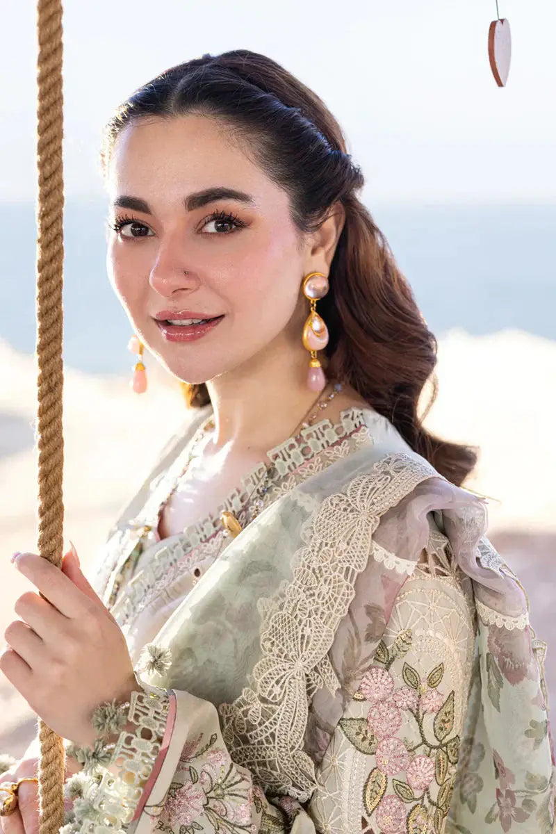 Qalamkar | Sahil Kinare Luxury Lawn | FP-15 RANIA - Pakistani Designer Dress - by Qalamkar | Type: Luxury - 100% Original at Saira Sultan