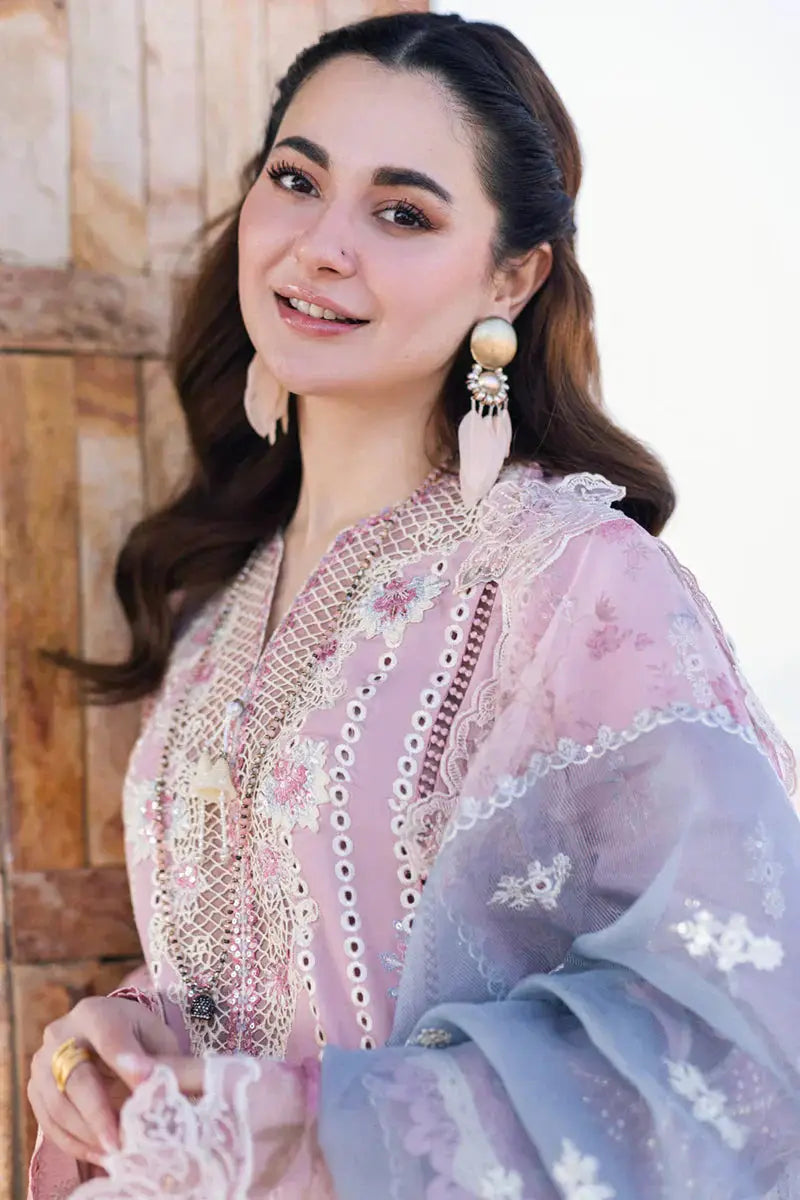 Qalamkar | Sahil Kinare Luxury Lawn | FP-10 LINA - Pakistani Designer Dress - by Qalamkar | Type: Luxury - 100% Original at Saira Sultan