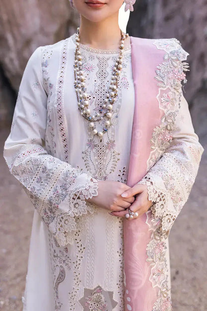 Qalamkar | Sahil Kinare Luxury Lawn | FP-13 MELEK - Pakistani Designer Dress - by Qalamkar | Type: Luxury - 100% Original at Saira Sultan