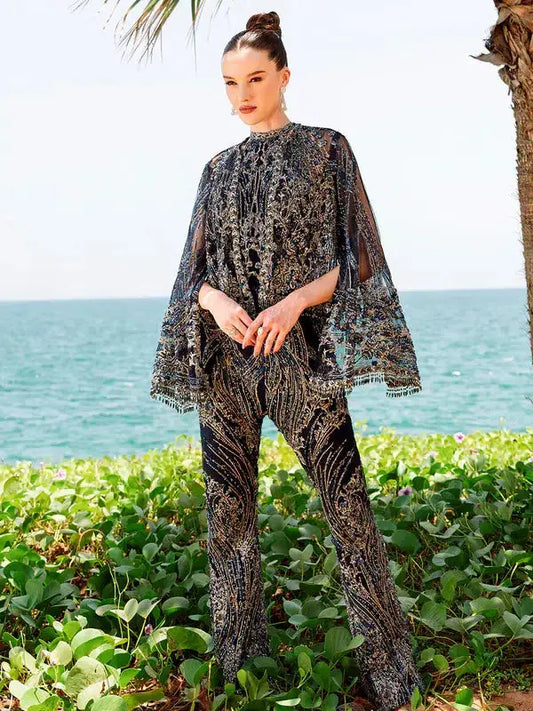 Epoque | Ciel Luxury Couture | Raven - Pakistani Designer Dress - by Epoque | Type: Formal - 100% Original at Saira Sultan