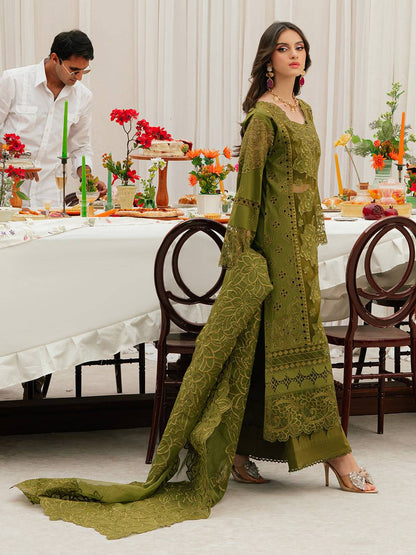 Mahnur | Allenura Luxury Lawn 24 | REVERIE - Pakistani Designer Dress - by Mahnur | Type: Luxury - 100% Original at Saira Sultan