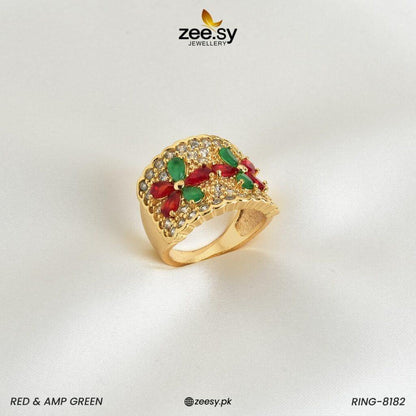 Ring-8182 Red & Green