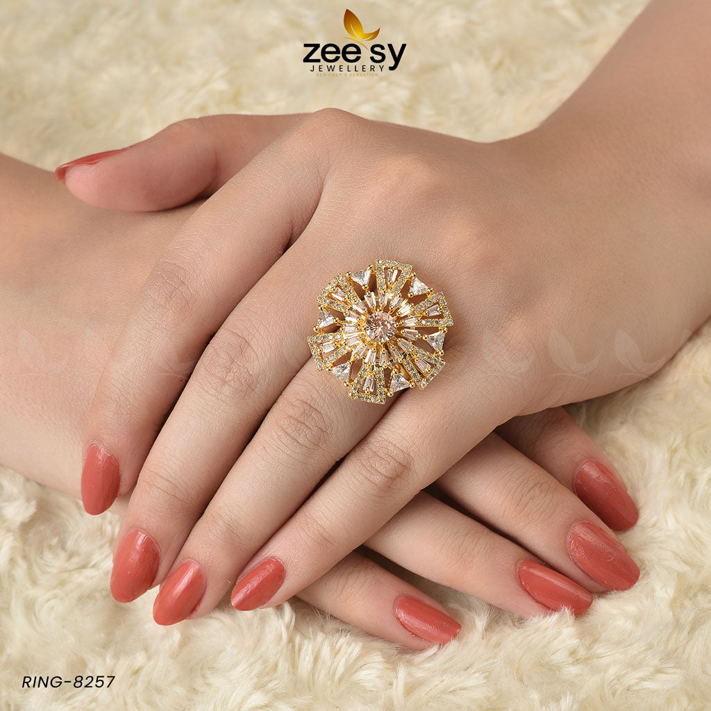 Ring-8257 Golden Champagne