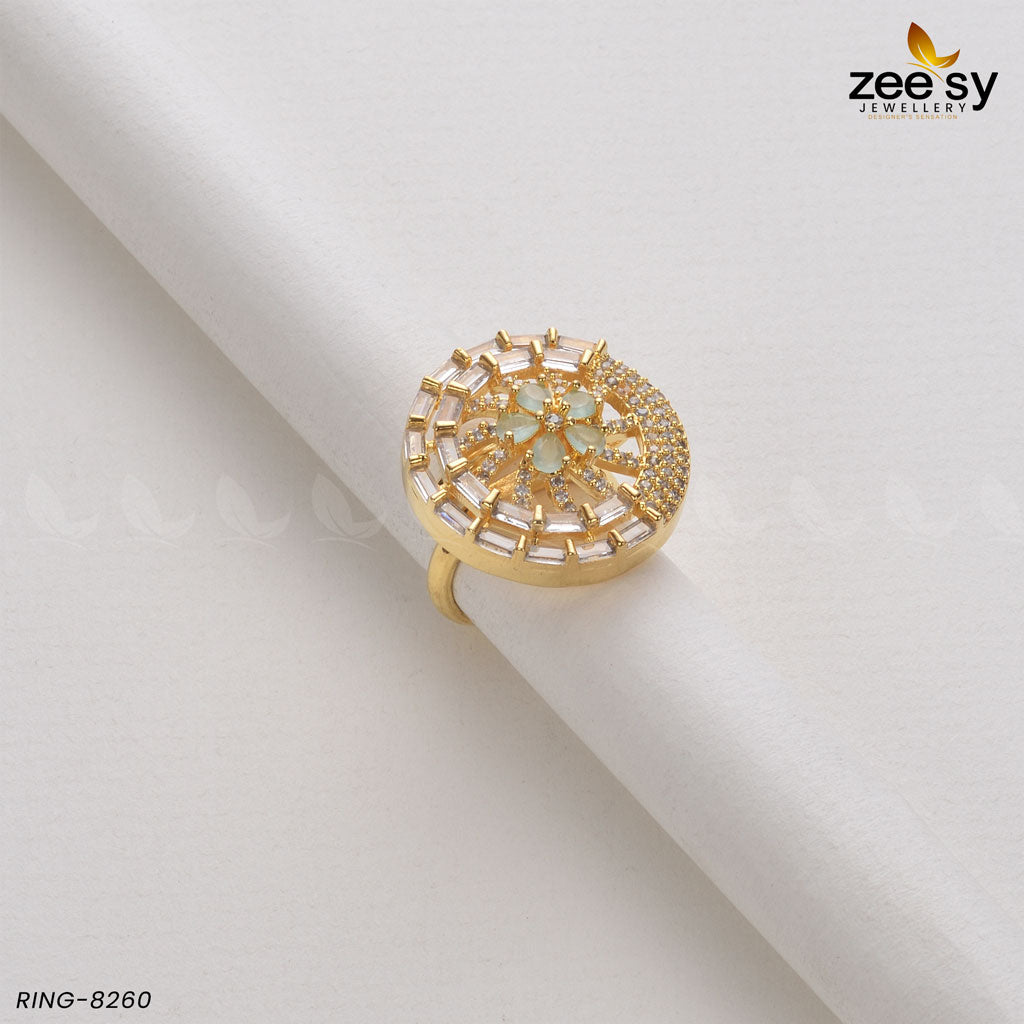 Ring-8260 Golden Mint Green