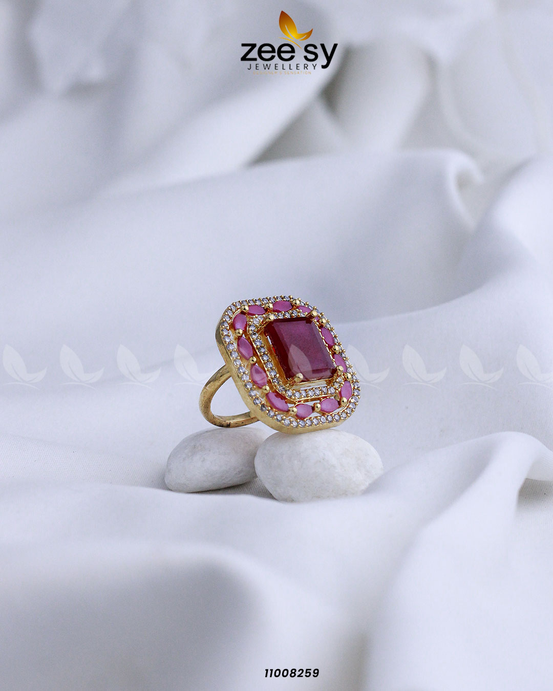 Ring-8277 Golden Red