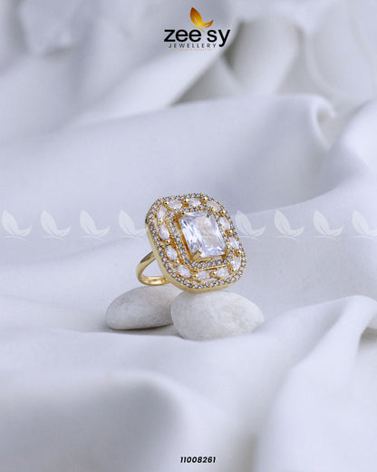 Ring-8277 Golden White