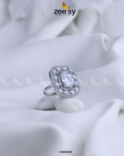 Ring-8277 Silver White