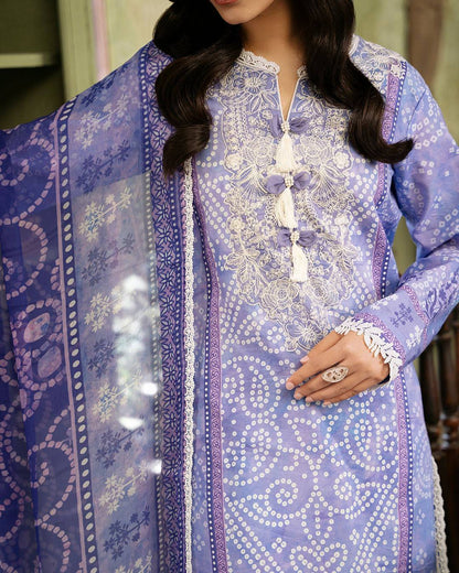 Roheenaz | Flora Printed Lawn | Celestia - Pakistani Designer Dress - by Roheenaz | Type: Luxury - 100% Original at Saira Sultan