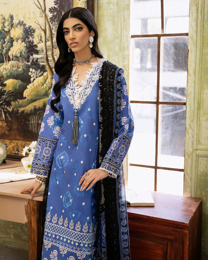 Roheenaz | Flora Printed Lawn | Ember - Pakistani Designer Dress - by Roheenaz | Type: Luxury - 100% Original at Saira Sultan