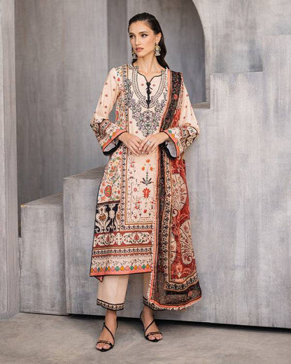Roheenaz | Azalea Printed Lawn 24 | Enchanting Eden - Pakistani Designer Dress - by Roheenaz | Type: Luxury - 100% Original at Saira Sultan
