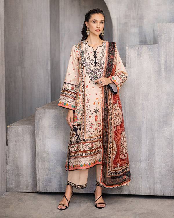 Roheenaz | Azalea Printed Lawn 24 | Enchanting Eden - Pakistani Designer Dress - by Roheenaz | Type: Luxury - 100% Original at Saira Sultan