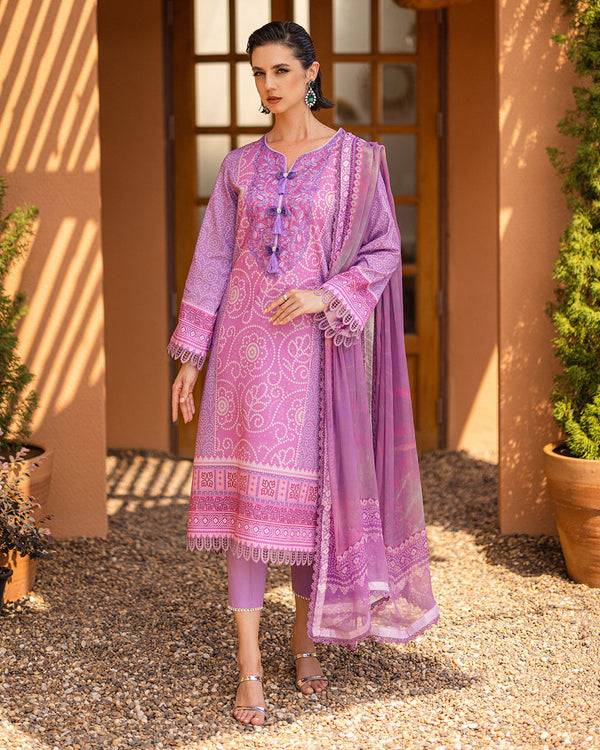Roheenaz | Azalea Printed Lawn 24 | Azure Dream - Pakistani Designer Dress - by Roheenaz | Type: Luxury - 100% Original at Saira Sultan