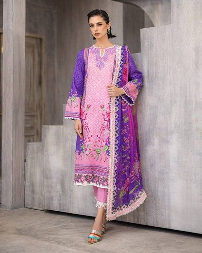 Roheenaz | Azalea Printed Lawn 24 | Luxe Bloom - Pakistani Designer Dress - by Roheenaz | Type: Luxury - 100% Original at Saira Sultan