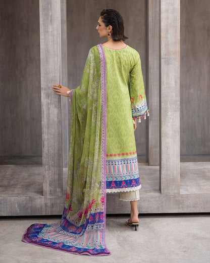 Roheenaz | Azalea Printed Lawn 24 | Serene Seafoam - Pakistani Designer Dress - by Roheenaz | Type: Luxury - 100% Original at Saira Sultan