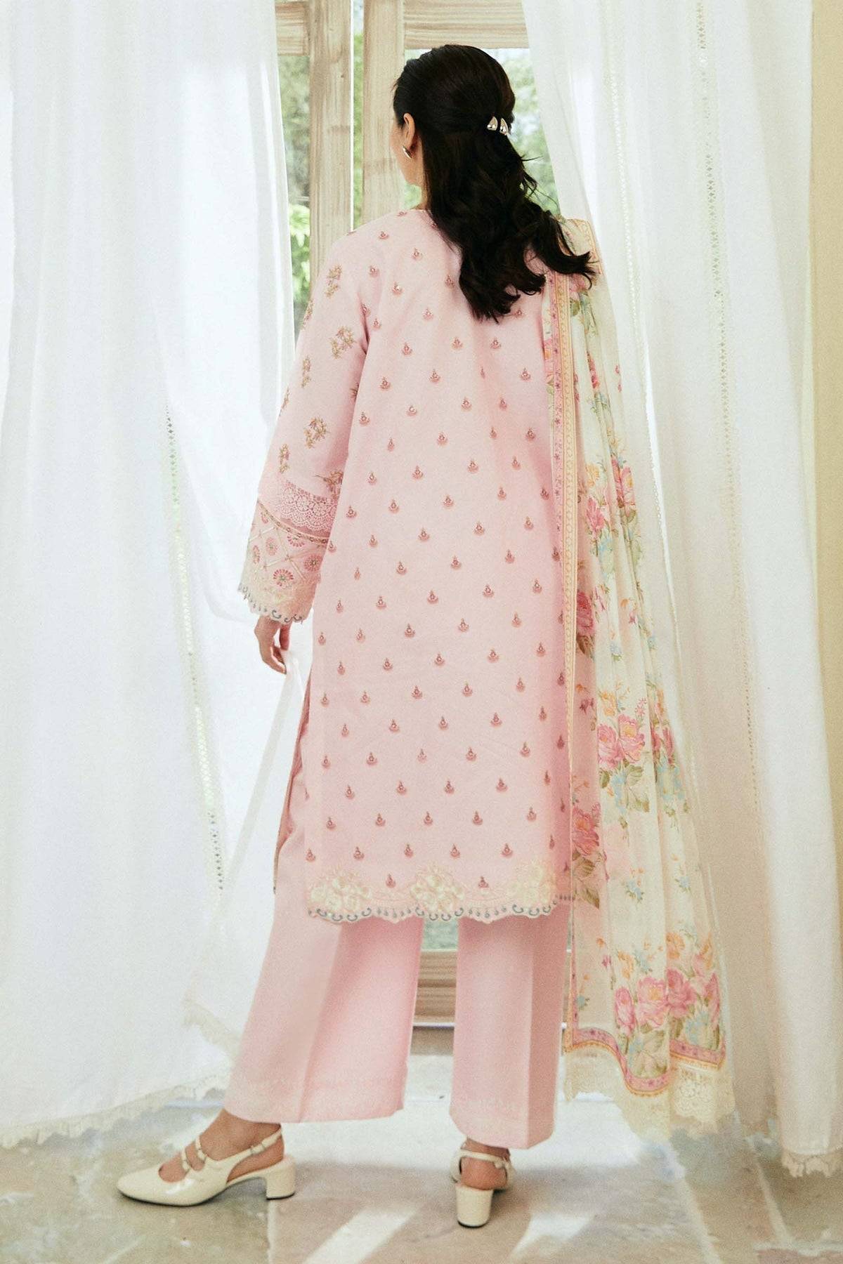 Zara Shahjahan | Coco Lawn Eid Edit 24 | ROOHI-D8 - Pakistani Designer Dress - by Zara Shahjahan | Type: Luxury - 100% Original at Saira Sultan