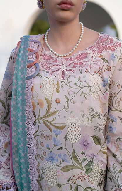 AJR Couture | Printakari Lawn 25 | Rose M Omber Lawn