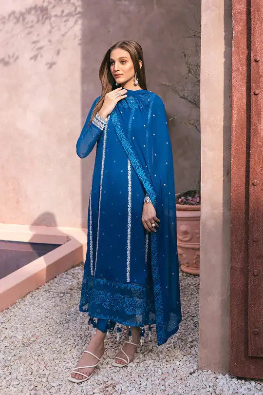 Azure | Embroidered Ensembles 3 Pcs | Radiant Sky - Pakistani Designer Dress - by Azure | Type: Formal - 100% Original at Saira Sultan