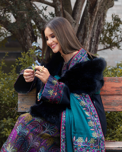 Mushq | Winter Broadway 25 | Radiant Solitude - Pakistani Designer Dress - by Mushq - Type : Ladies Clothes - 100% Original at Saira Sultan