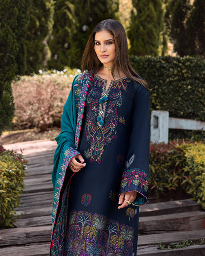 Mushq | Winter Broadway 25 | Radiant Solitude - Pakistani Designer Dress - by Mushq - Type : Ladies Clothes - 100% Original at Saira Sultan