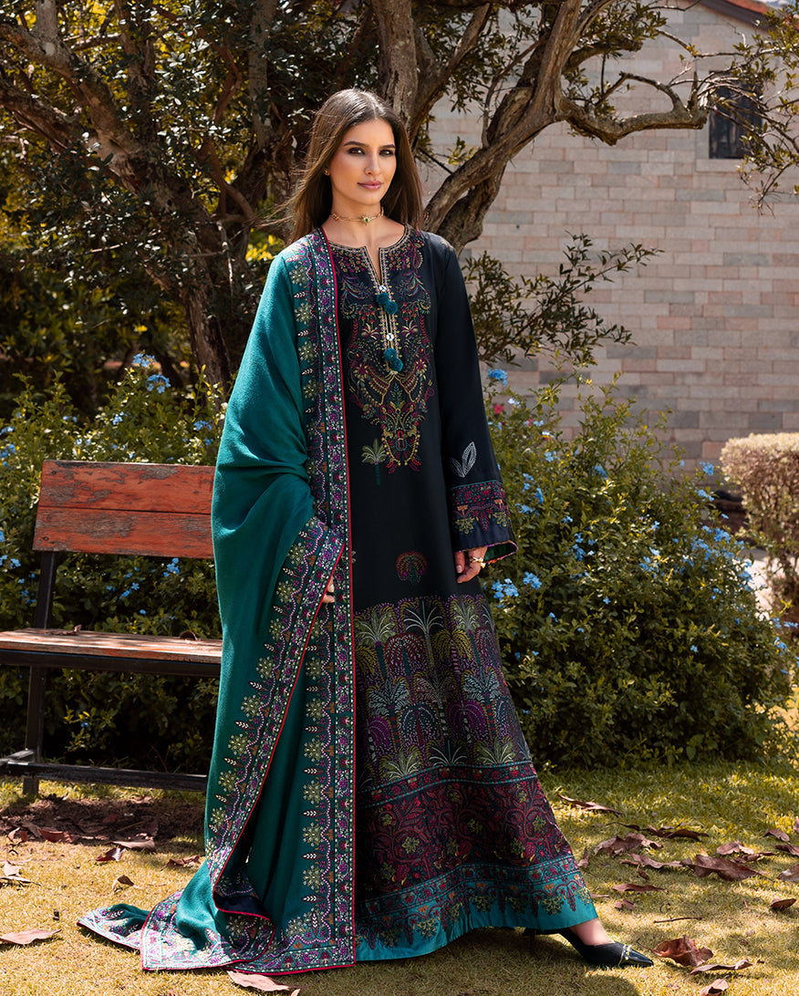 Mushq | Winter Broadway 25 | Radiant Solitude - Pakistani Designer Dress - by Mushq - Type : Ladies Clothes - 100% Original at Saira Sultan