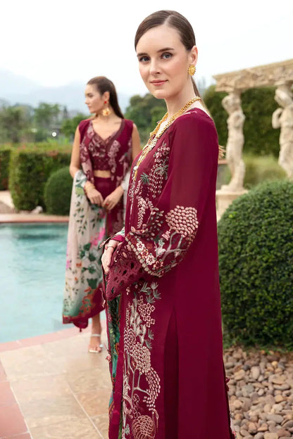 Ramsha | Andaz Collection | CRIMSON GLOW - Pakistani Designer Dress - by Ramsha | Type: Luxury - 100% Original at Saira Sultan