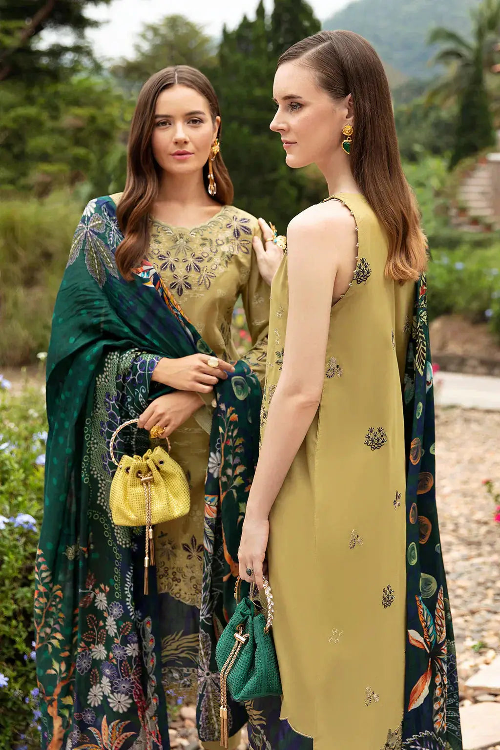 Ramsha | Andaz Collection | OLIVE GREEN - Pakistani Designer Dress - by Ramsha | Type: Luxury - 100% Original at Saira Sultan