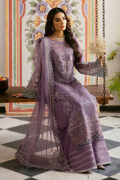 Ramsha | Dastak Luxury Chiffon Collection | Q-108 XL Mauve Chiffon