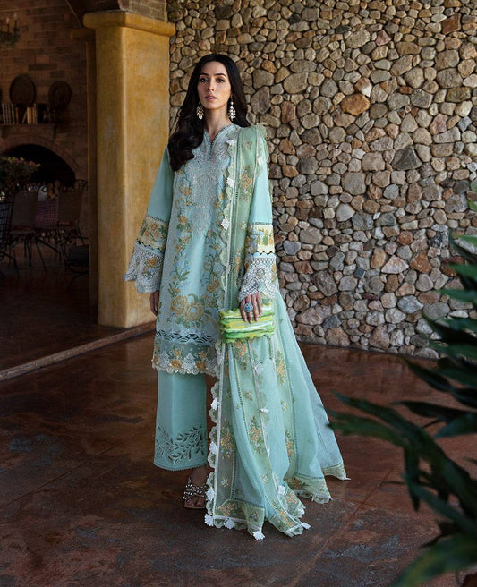 Republic Womenswear | Ilana Eid Luxury Lawn | Elaine - Pakistani Designer Dress - by Republic Womenswear | Type: Luxury - 100% Original at Saira Sultan
