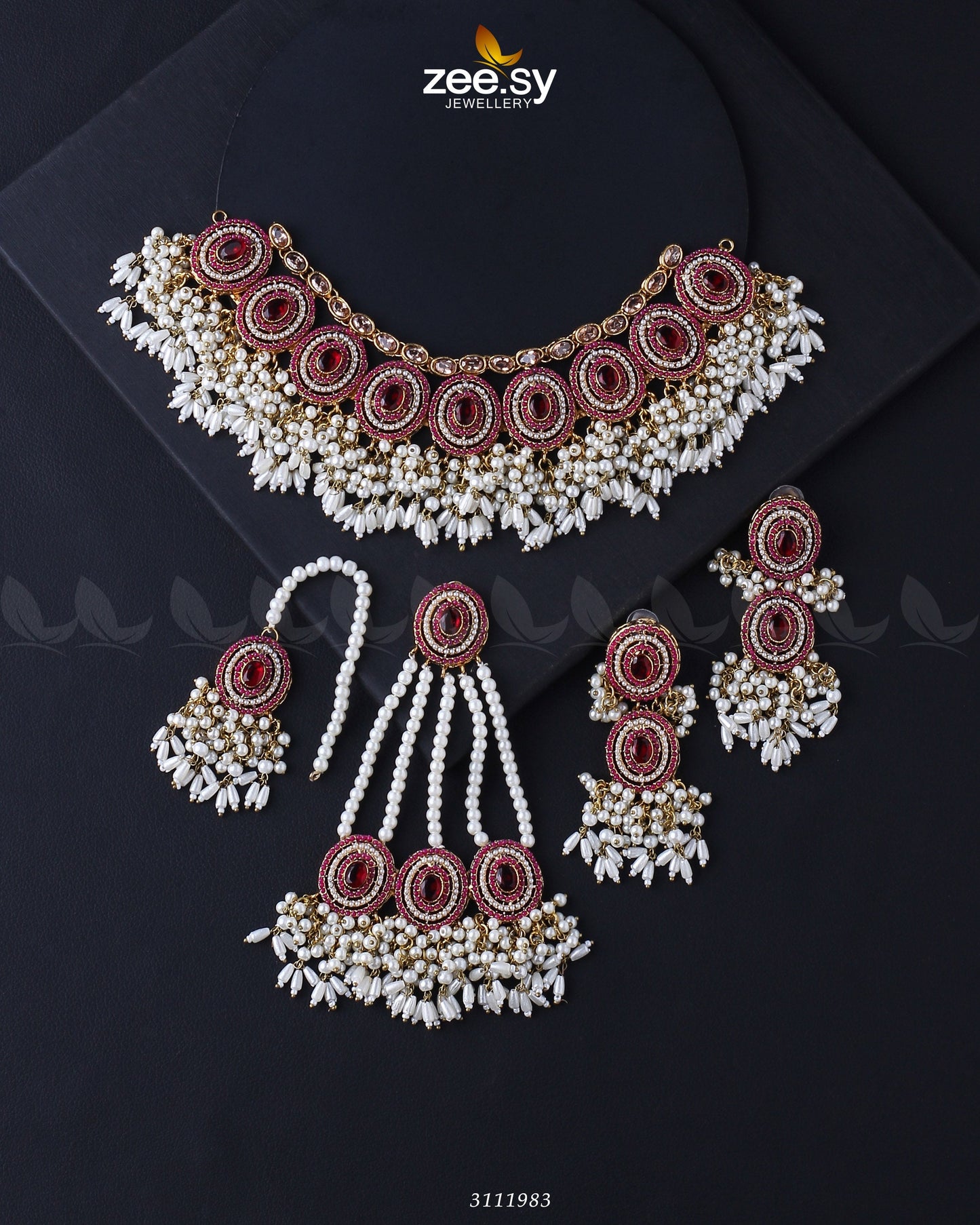 Priyanka Bridal Sets Golden Red