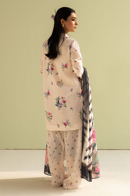 Zara Shahjahan | Coco Prints 25 | Reena-4B S Off White Lawn