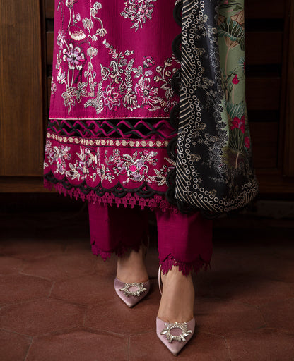 Republic Womenswear | Rosalee Winter 24 | D3 (Nara) L Magenta Khaddar