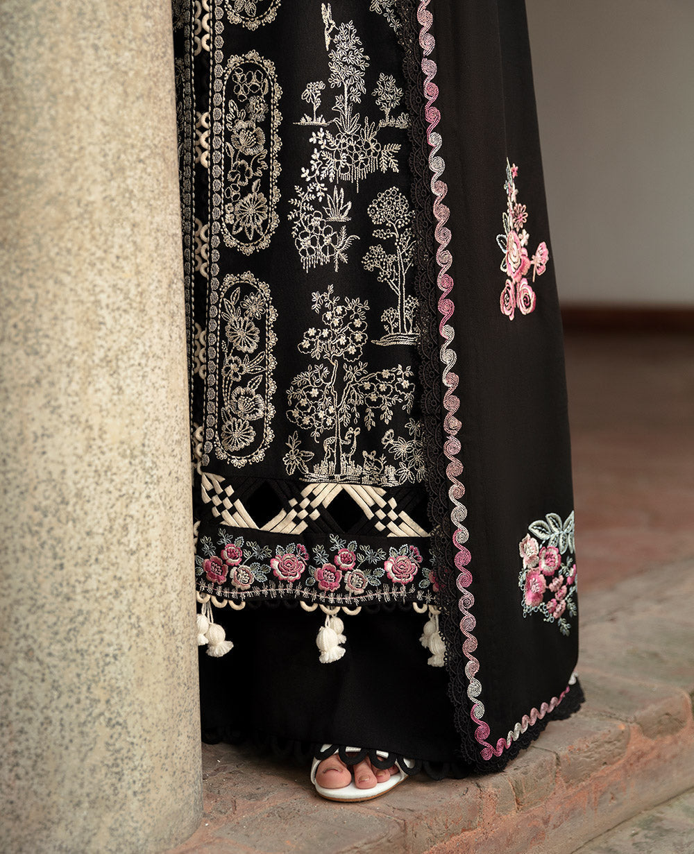 Republic Womenswear | Rosalee Winter 24 | D9 (Mira) L Black Karandi