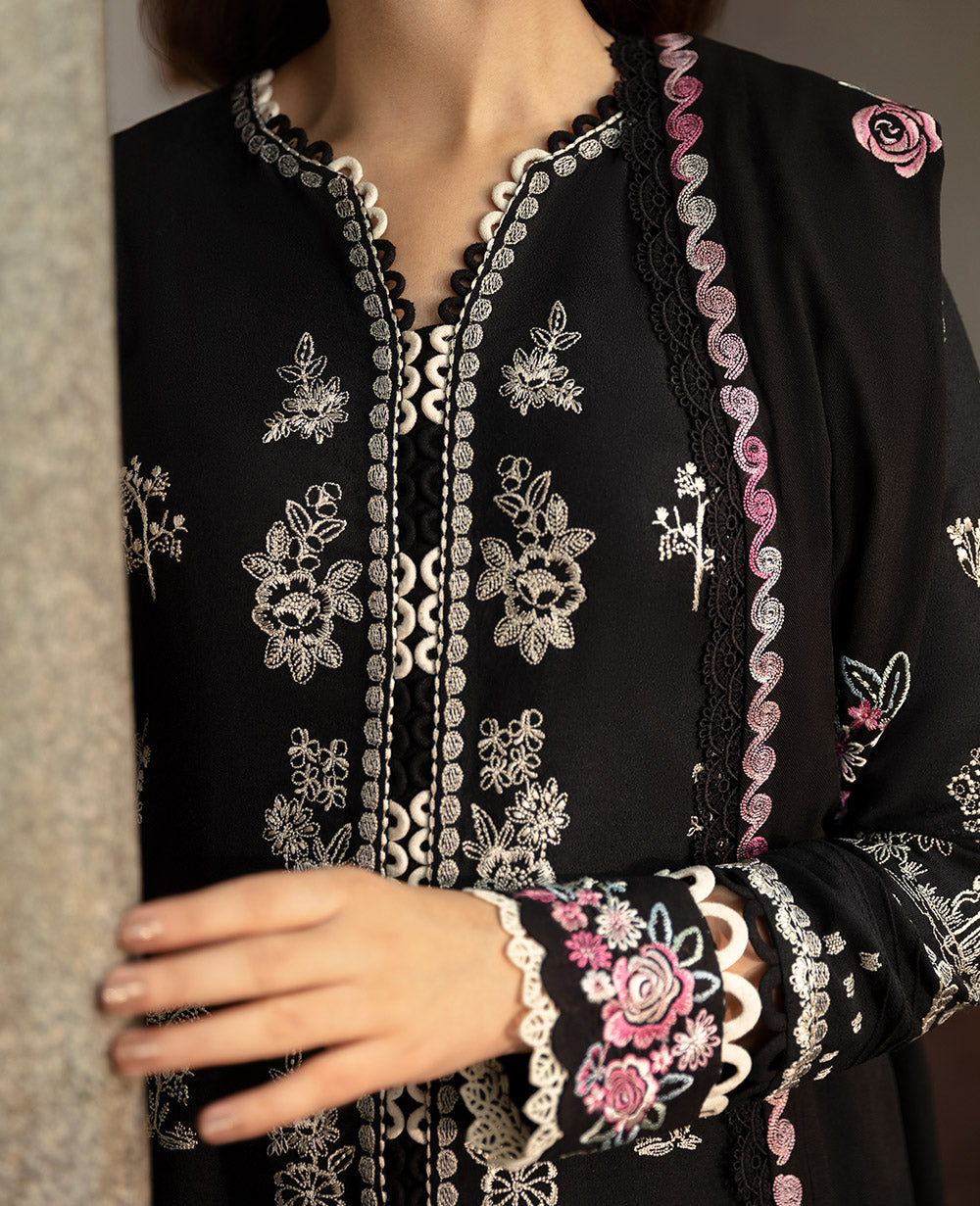 Republic Womenswear | Rosalee Winter 24 | D9 (Mira) M Black Karandi